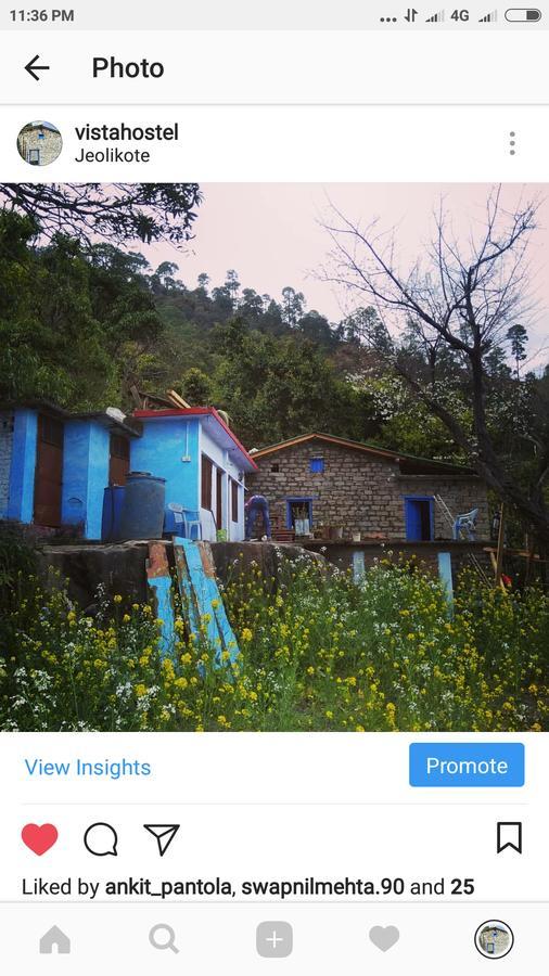 Vista Hostel Jeolikote, Nainital Patwa Dunga Exterior foto